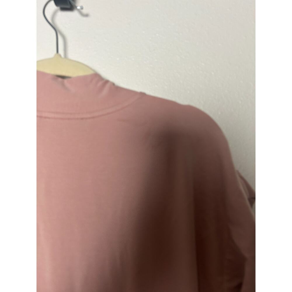 HATCH Collection Womens Mauve Pink Tencel Faux Wrap Romper Size 0/XS - Picture 5 of 7